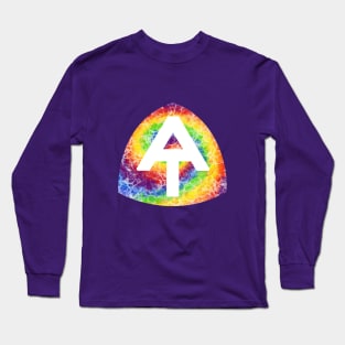 Appalachian Trail hangtag rainbow tie dye Long Sleeve T-Shirt